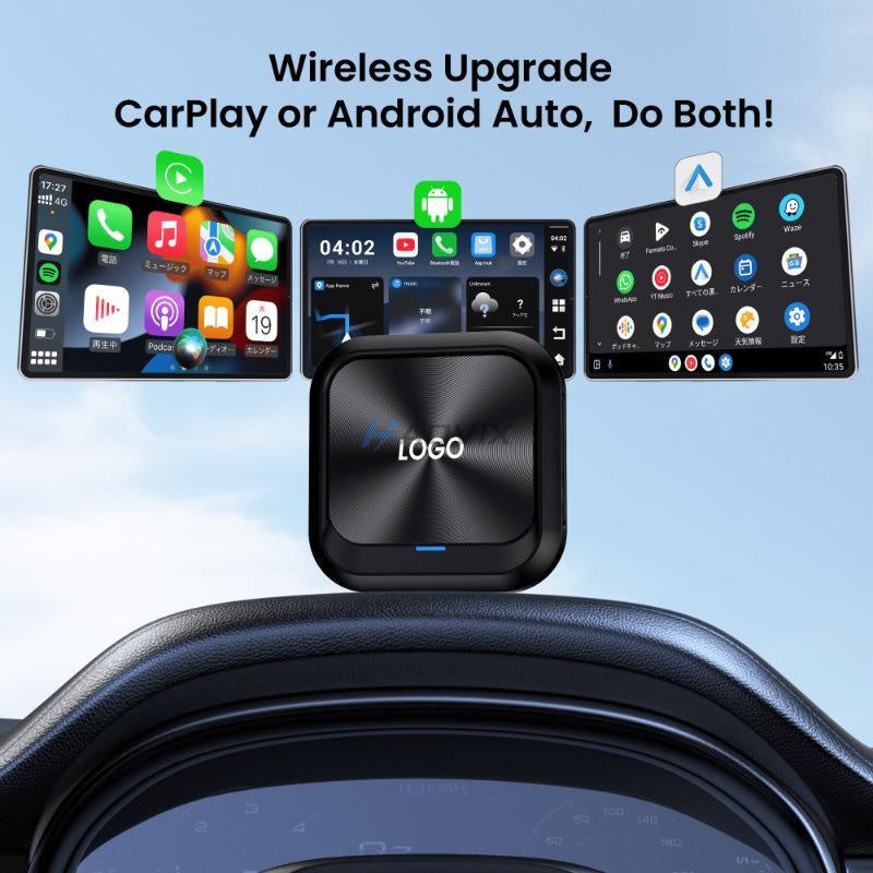 Haovix 2026 CarPlay AI Box 4G — Wireless CarPlay & Android Auto Adapter