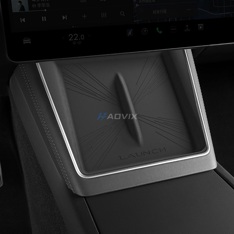Haovix Silicone Wireless Charging Pad for 2026 Tesla Model Y Juniper
