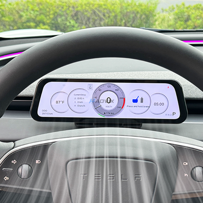 Haovix H96 9.6-inch CarPlay Screen Dashboard Touchscreen Display For Tesla Model 3/Y /Model Y Juniper/Model 3 Highland