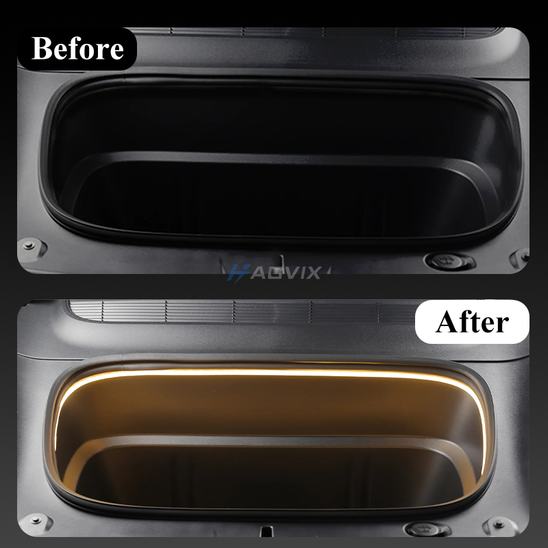 Haovix Frunk Ambient Light Strip for Tesla Model 3 Highland / Model Y Juniper