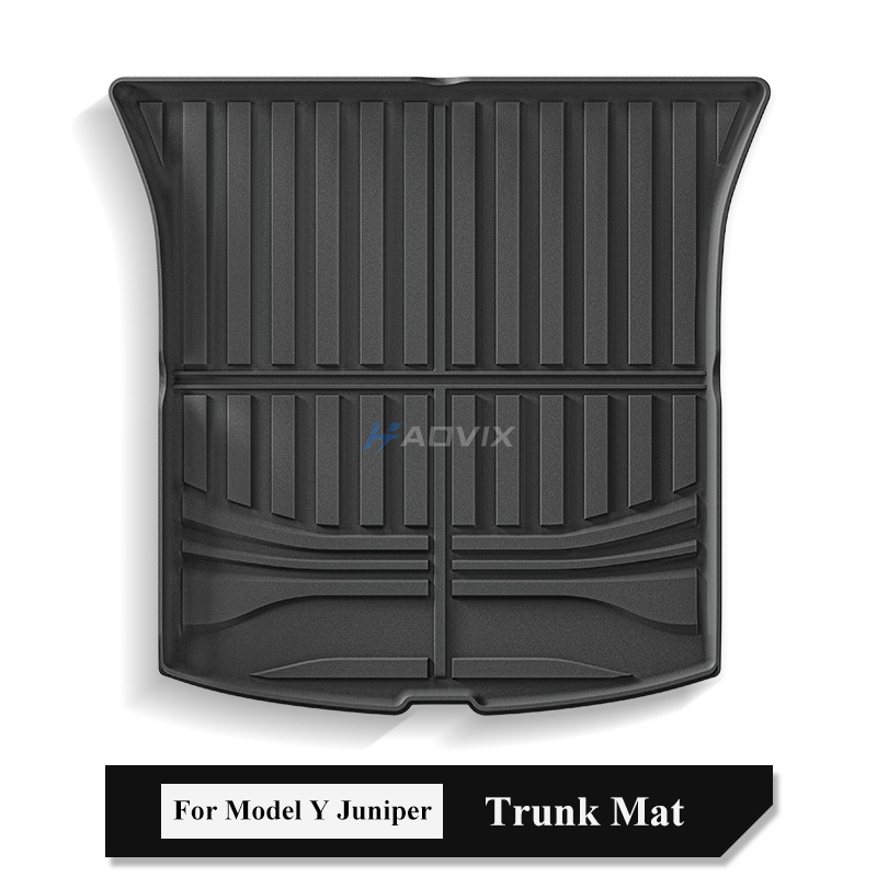 Haovix TPE All-Weather Floor Mats & Trunk Mat for 2025 Tesla Model Y Juniper