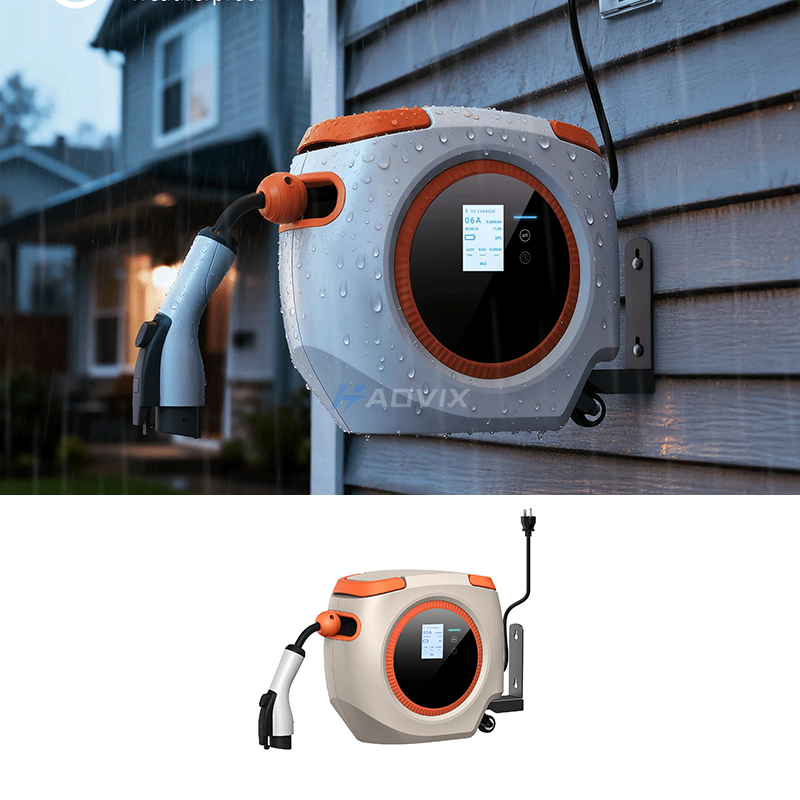 Haovix Portable EV Charger 3.5KW | APP Smart Control | Type 2 / J1772 / Tesla Compatible