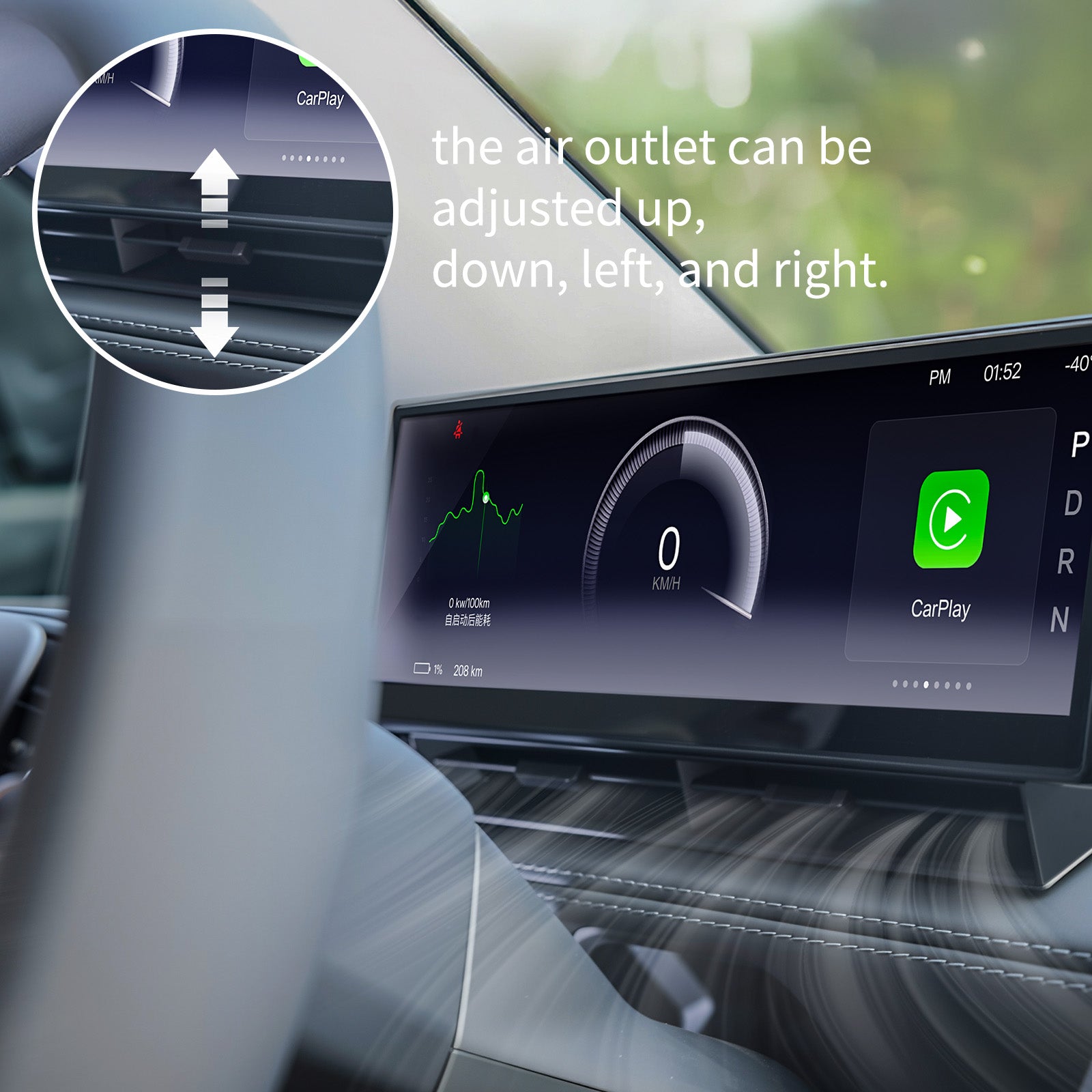 Haovix 10.88-Inch Heads Up Display Smart Dashboard Touch Screen Instrument Cluster For Model Y/ Y Juniper & Model 3/3 Highland
