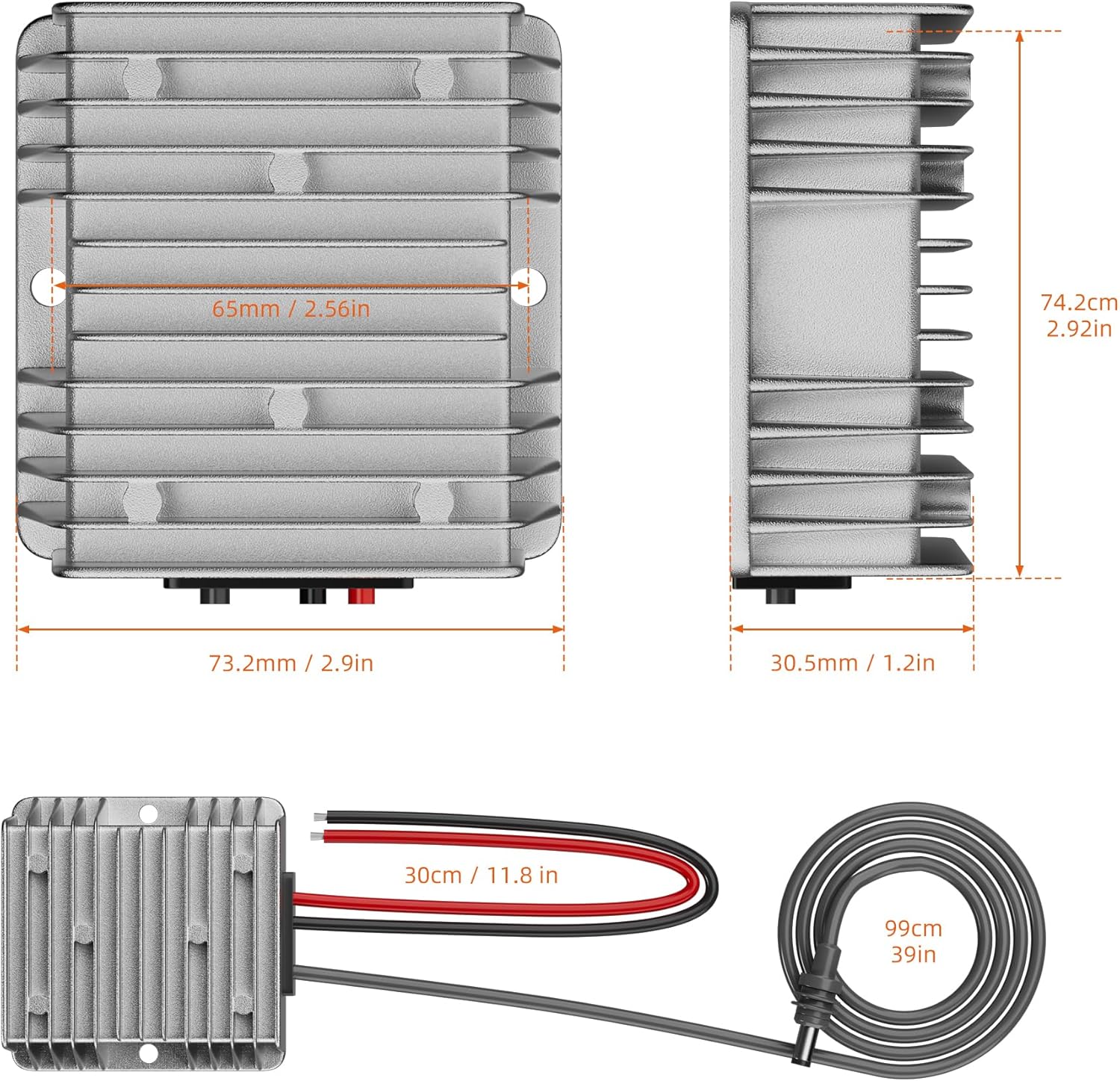 Haovix Starlink Gen 3 Direct DC Power Supply (12V/24V to 57V)