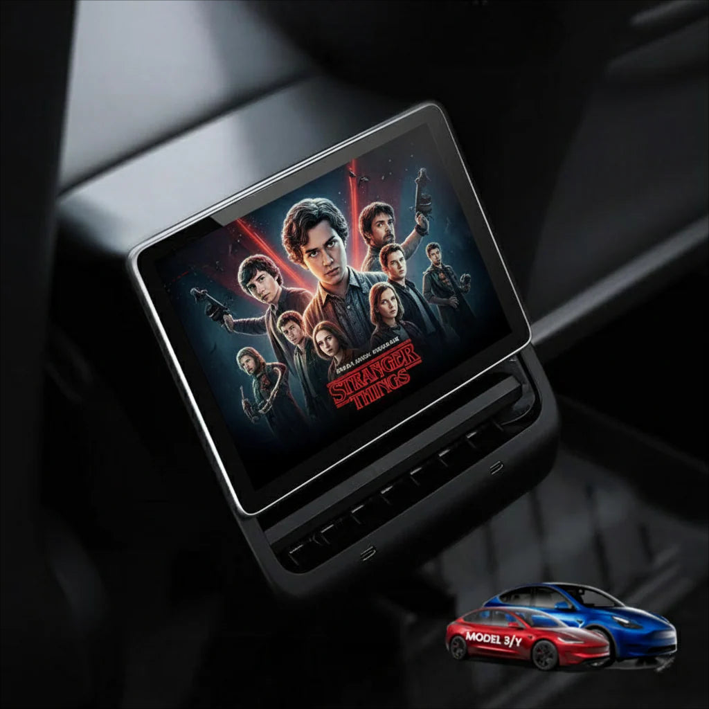 Haovix 8-inch Android Smart 4G + Wifi Rear Entertainment Display for Tesla Model 3/Y