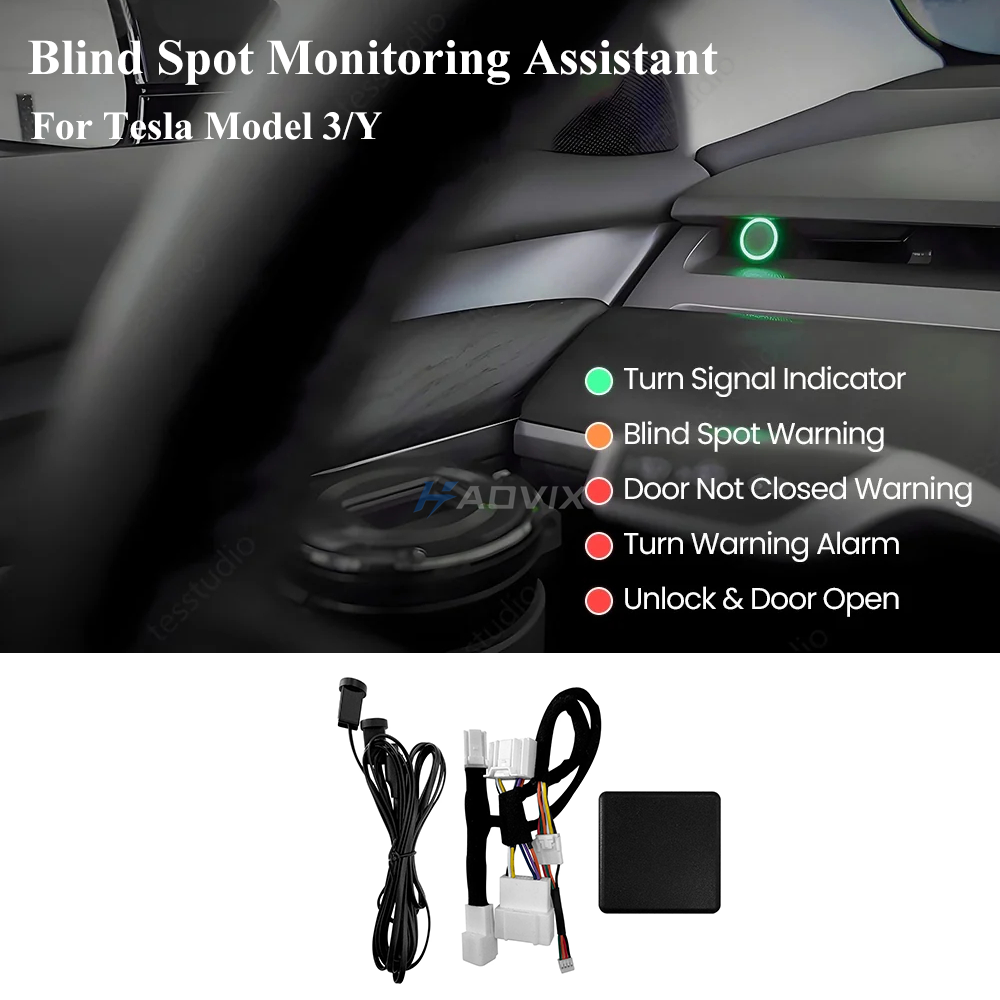 Haovix Blind Spot Monitoring & Assistance System for Tesla Model 3/Y