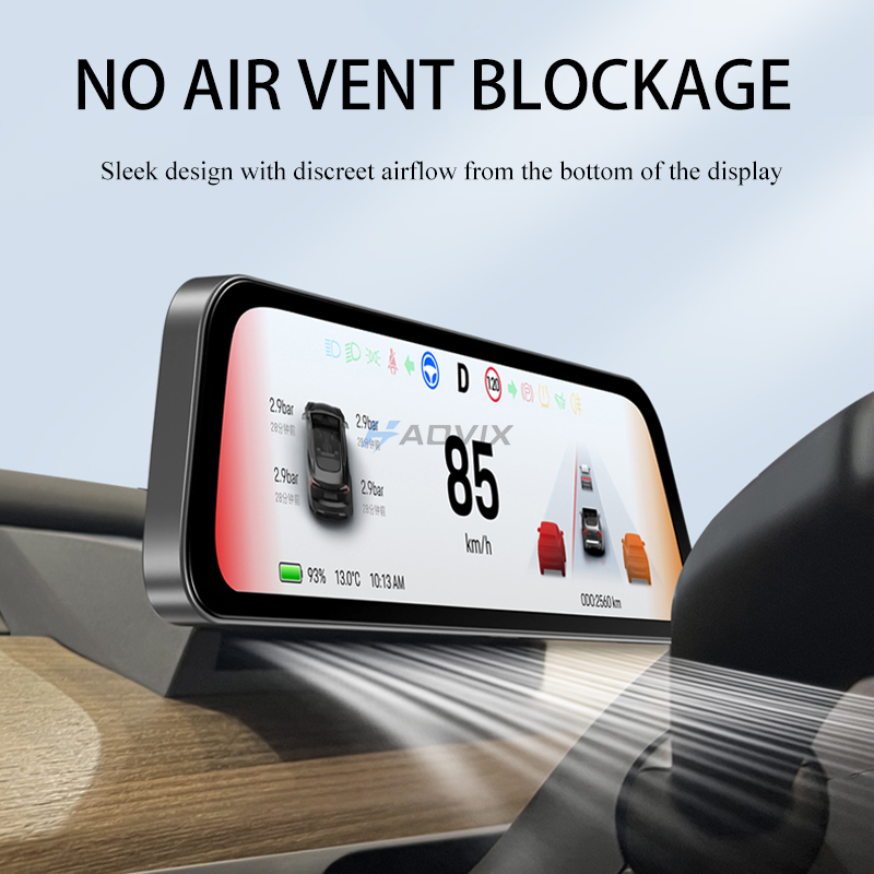 Haovix H96 Pro 9.6-inch Instrument Cluster Touchscreen Head Up Display for Model 3/3 Highland & Model Y/2026 Model Y Juniper