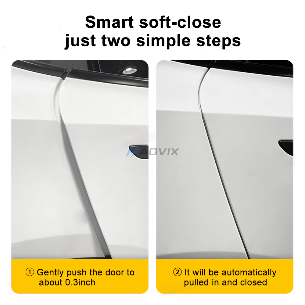 Haovix Smart Soft-Close Doors Kit For Tesla Model Y Juniper / Model 3 Highland