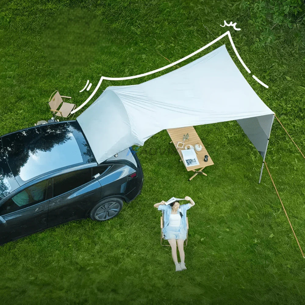 Haovix Tesla Model Y Juniper Tailgate Camping Tent – Quick Setup