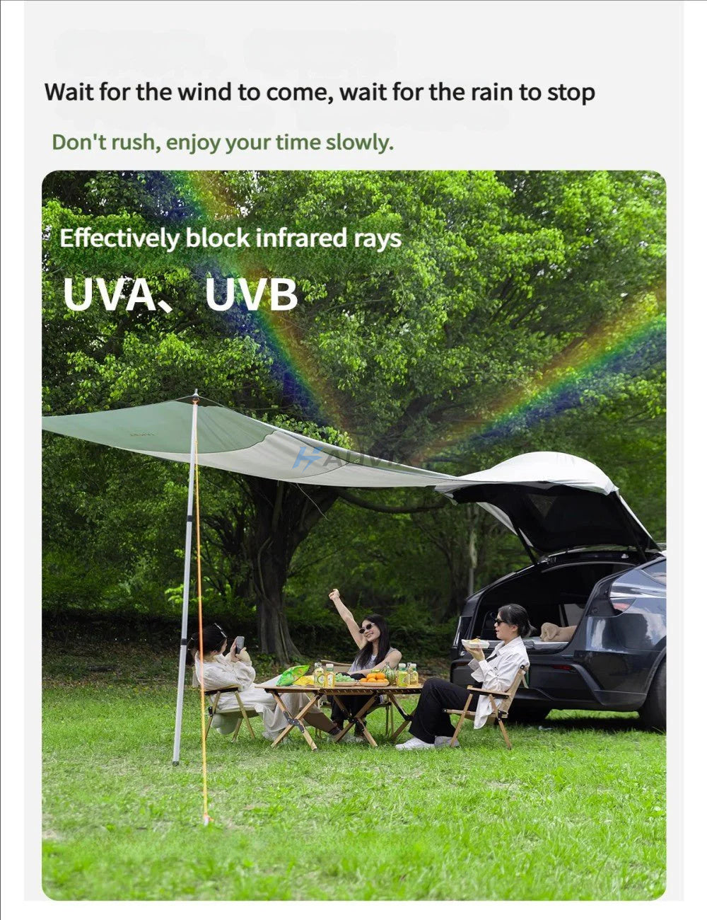 Haovix Tailgate Camping Tent for Tesla Model Y Juniper (2025+)