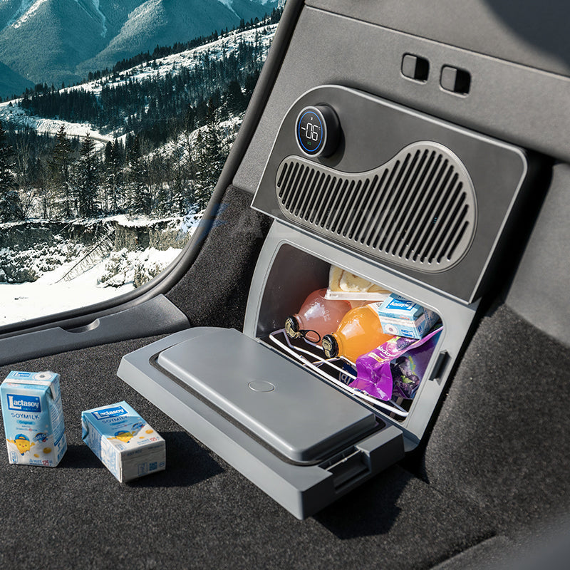Haovix Trunk Fridge Hidden Cooler 16L Car Mini Refrigerator for Tesla Model Y /Model Y Juniper