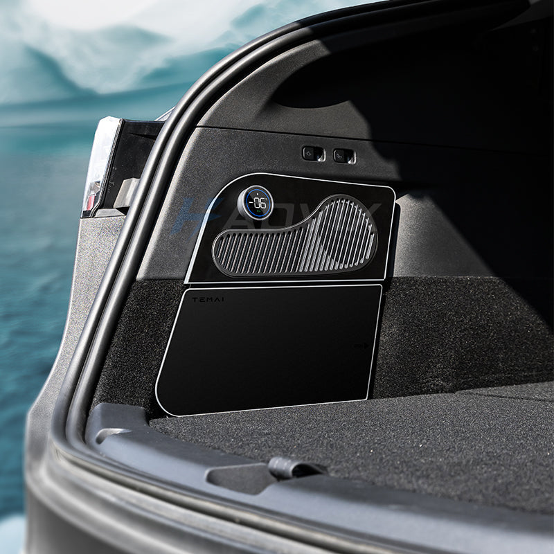 Haovix Trunk Fridge Hidden Cooler 16L Car Mini Refrigerator for Tesla Model Y /Model Y Juniper