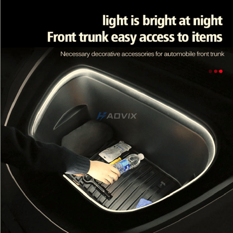 Haovix Frunk Ambient Light Strip for Tesla Model 3 Highland / Model Y Juniper