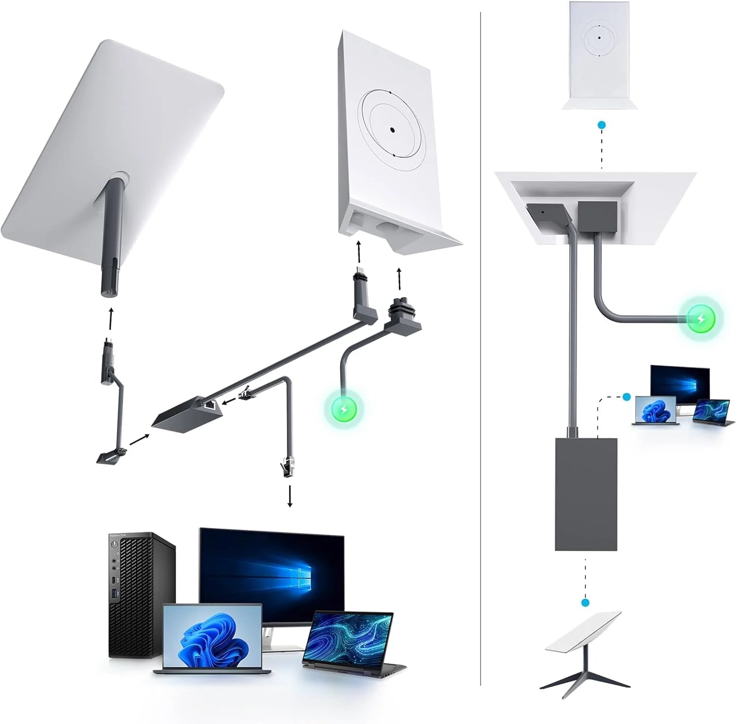 Haovix Starlink Gen 2 Ethernet Adapter – RJ45 Wired Connection