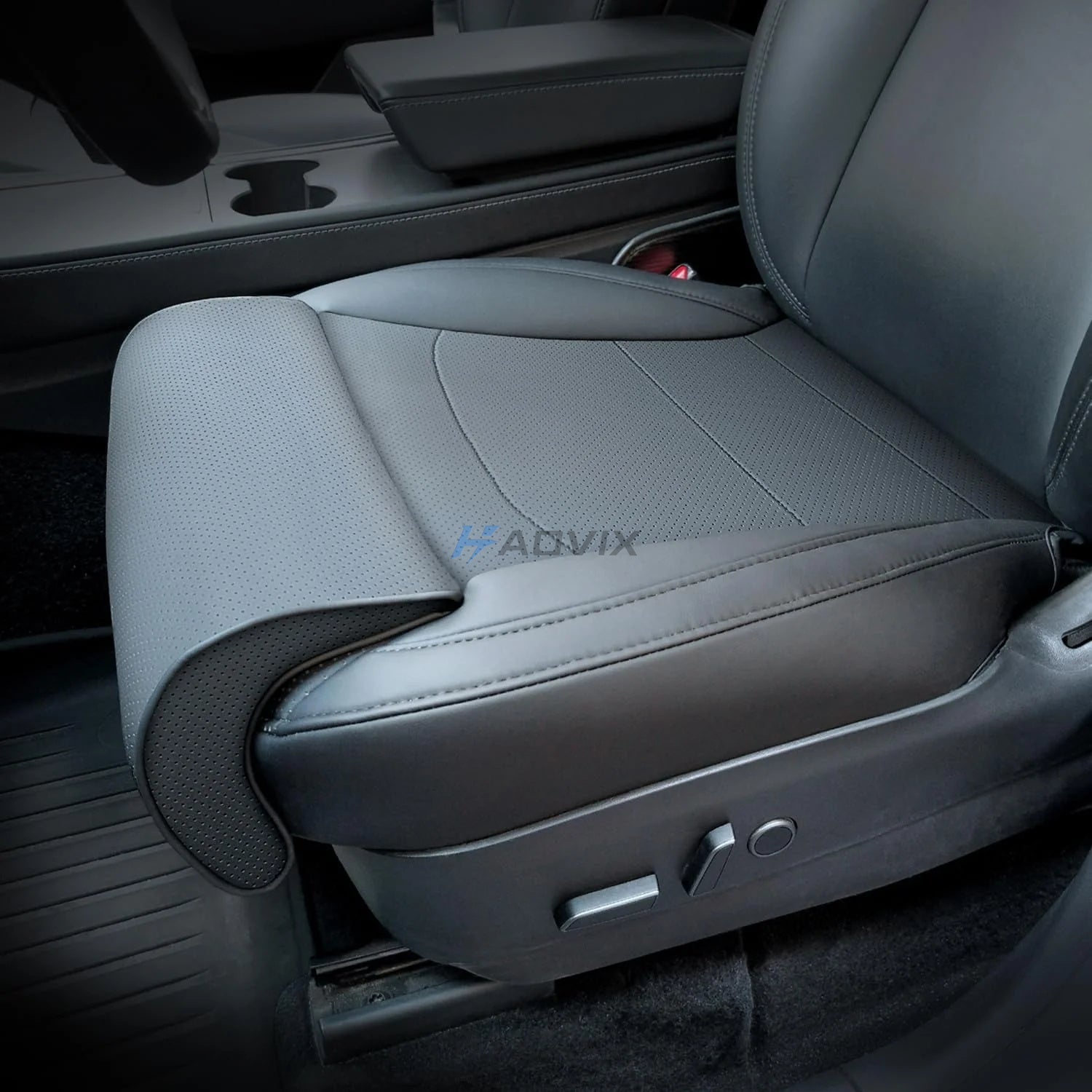 Haovix Full Surround Seat Cushion Cover with Extended Leg Support For Tesla Model 3 / Model Y