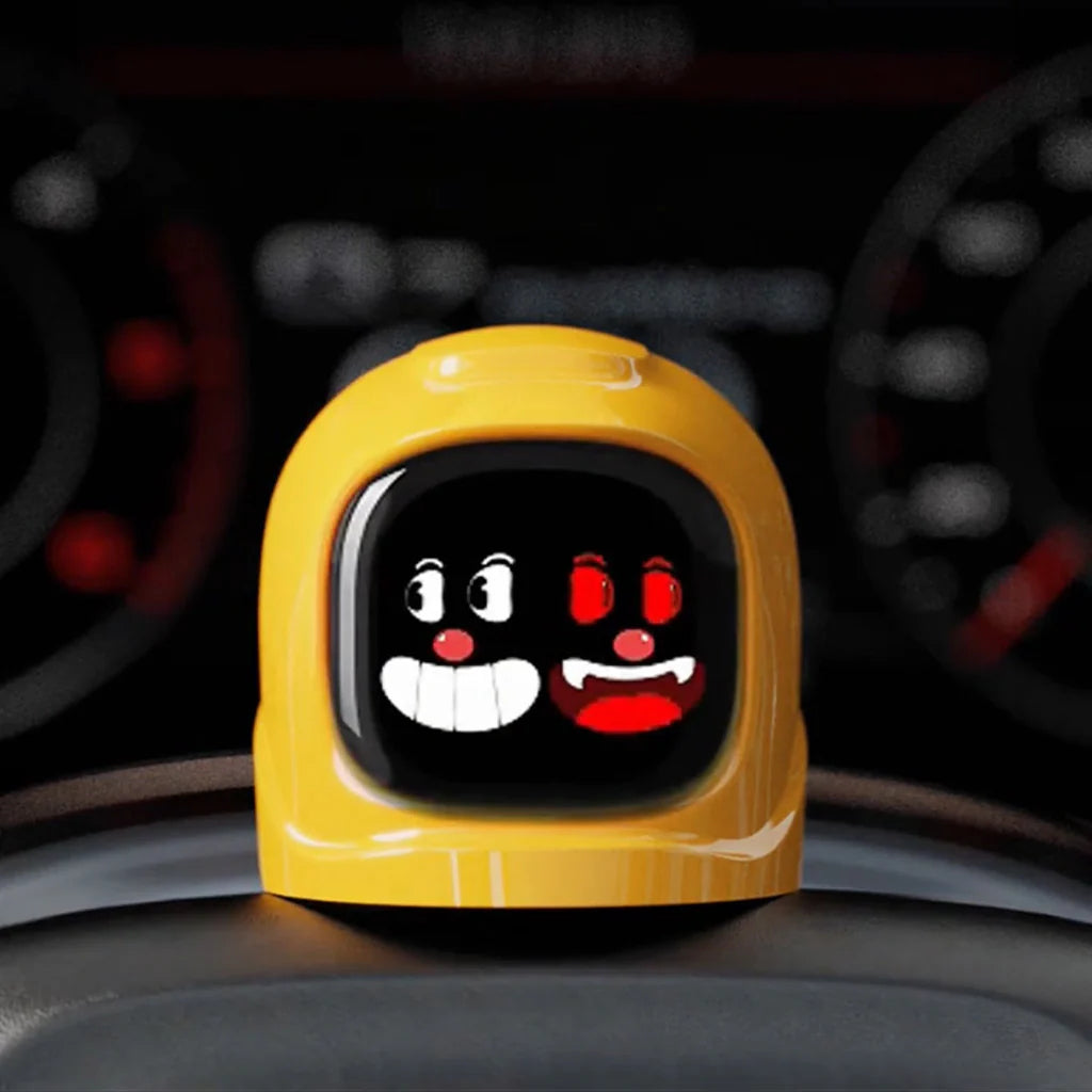 Haovix Smart Expression Car Robot — Interactive Car Companion Toy with Facial Expressions Animations