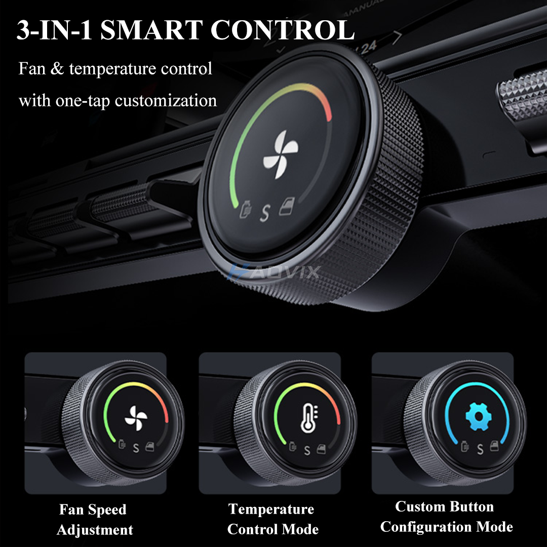 Haovix 3.0 Magic Physical Rotating Button Controller 3.0 For Model 3.Y | 10 Customizable Keys