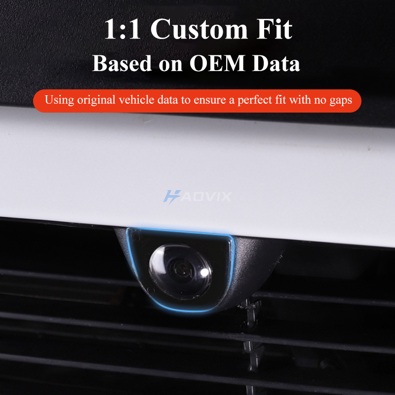 Haovix Front & Rear Camera Lens Guard Protective Covers For Tesla Model Y Juniper