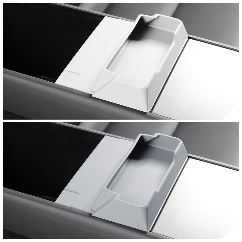 Haovix Center Console Glasses Organizer Tray for Tesla Model 3 Highland & Model Y Juniper