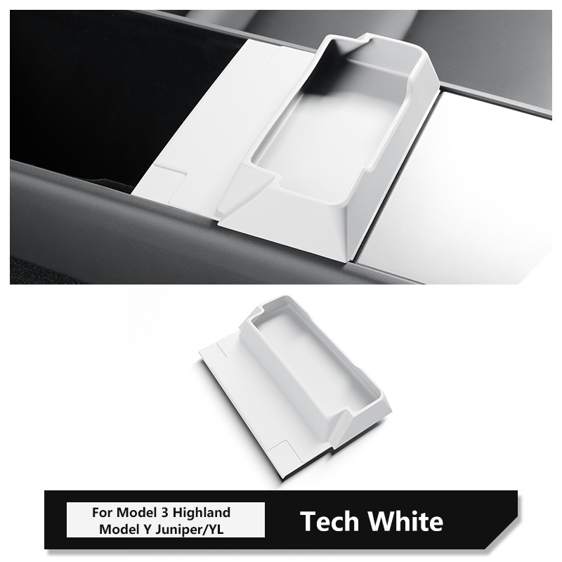 Haovix Center Console Glasses Organizer Tray for Tesla Model 3 Highland & Model Y Juniper