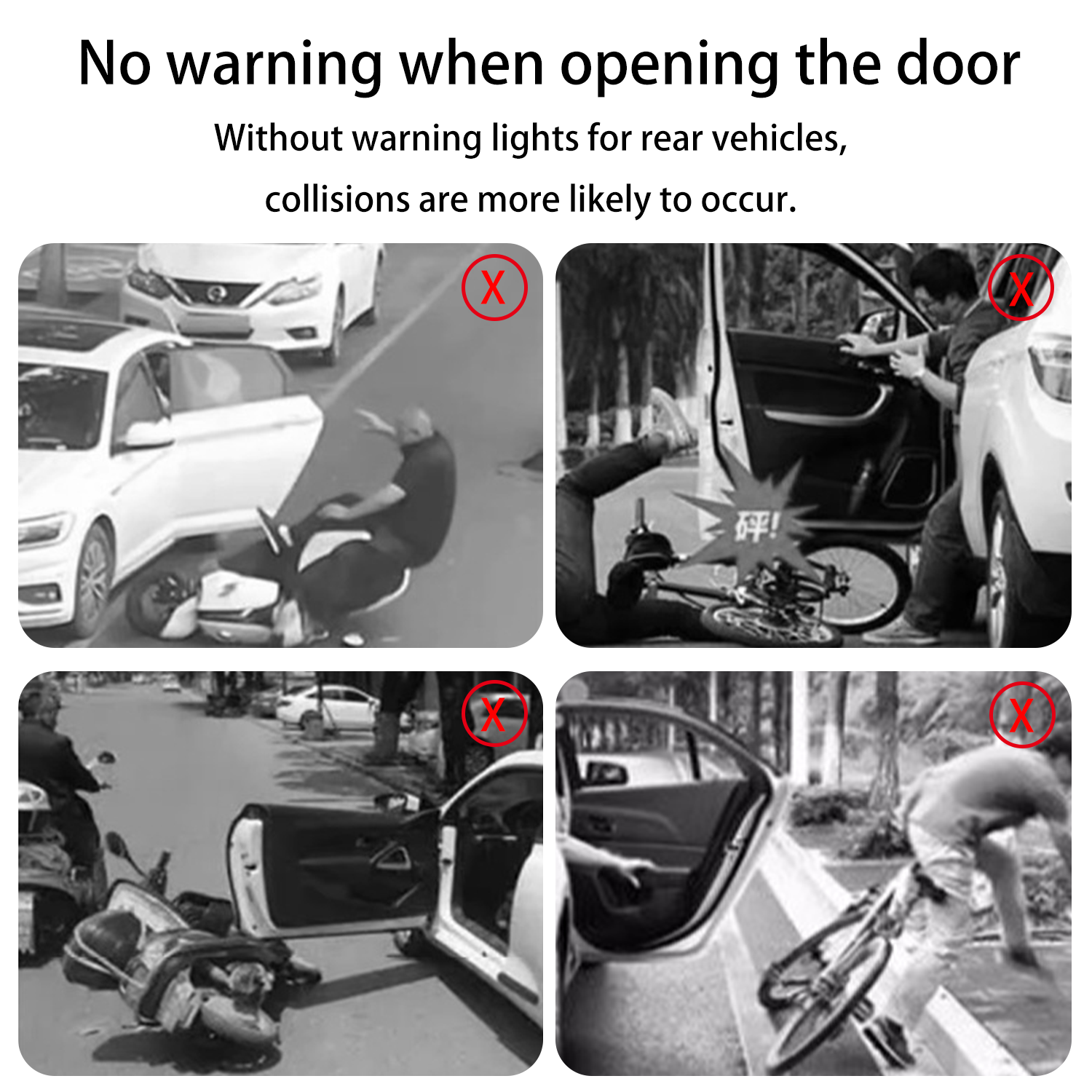 Haovix LED Door Warning Lights for Tesla Model 3 & Model Y