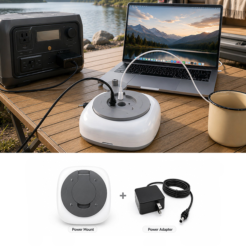Haovix Starlink Mini Portable Power Hub with Cable Reel