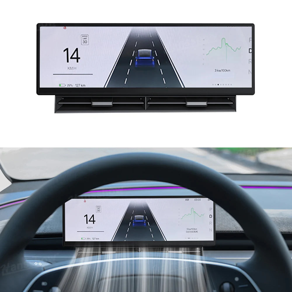 Haovix 10.88-Inch Heads Up Display Smart Dashboard Touch Screen Instrument Cluster For Model Y/ Y Juniper & Model 3/3 Highland