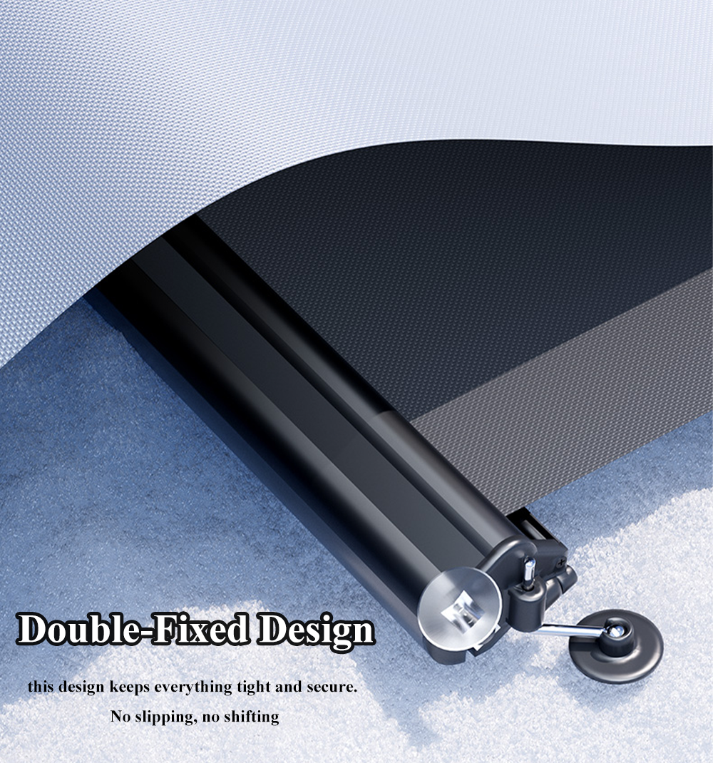 HAOVIX Fully Automatic Front Windshield Sunshade for Tesla Model 3, Model 3 Highland, Model Y & Model Y Juniper