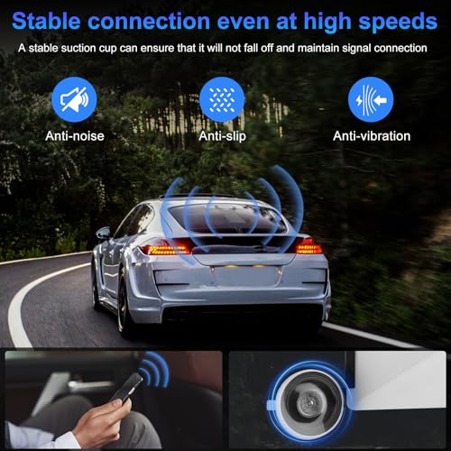 Haovix Starlink Mini Suction Cup Mount for Car Sunroofs or Windows – Secure Satellite Mounting Kit with Strong Grip