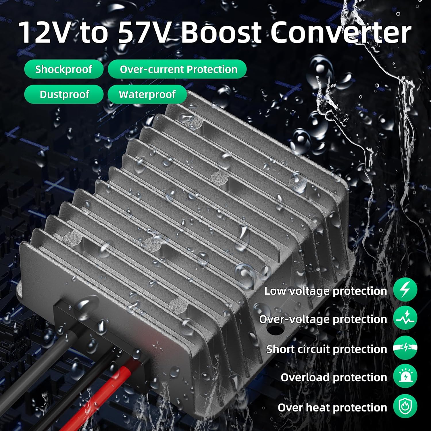 Haovix Starlink Gen 3 Direct DC Power Supply (12V/24V to 57V)