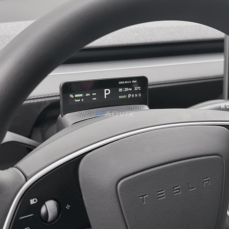 Haovix Gear Shift Control Stalk with 3.7” Display for Model Y Juniper & Model 3 Highland