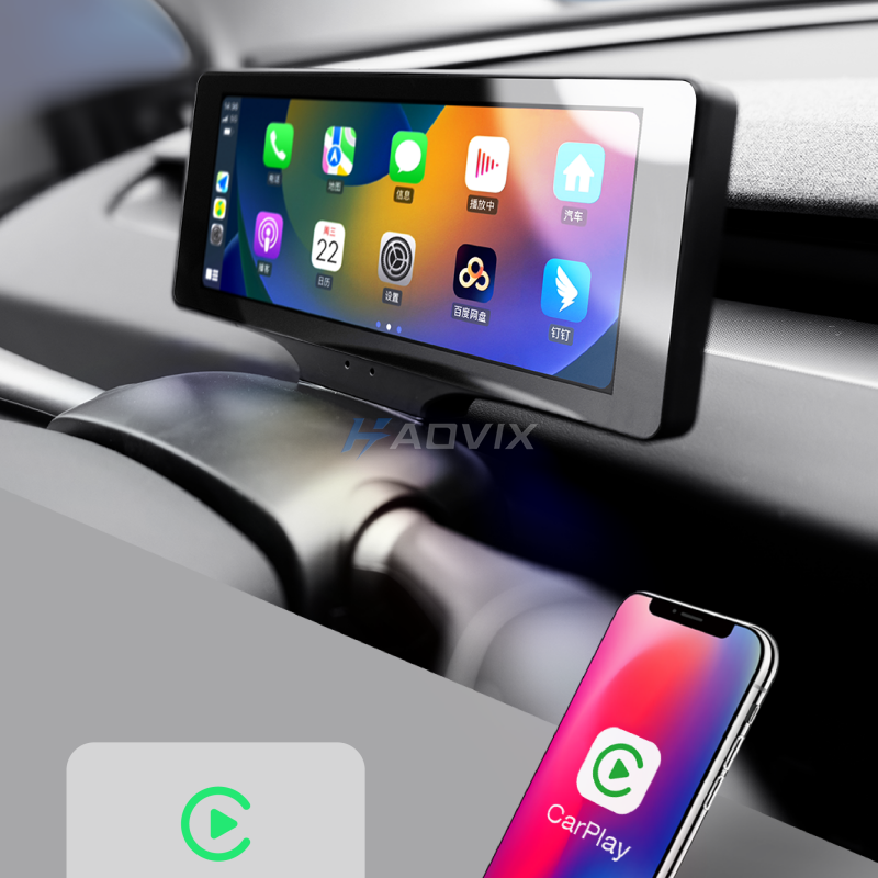 Haovix 7-inch Touch Screen Dashboard Display with Gear Shift for Tesla Model 3 Highland