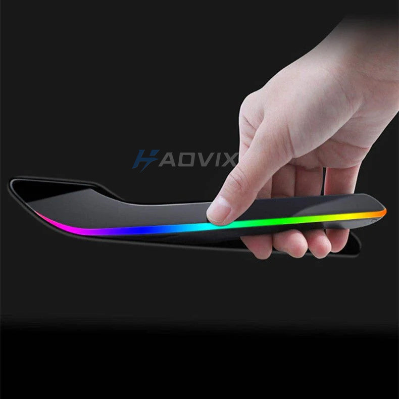 Haovix Auto Door Handles With Colorful LED Lights(V6 Pro) For Tesla Model 3/Y/ 3 Highland /Model Y Juniper