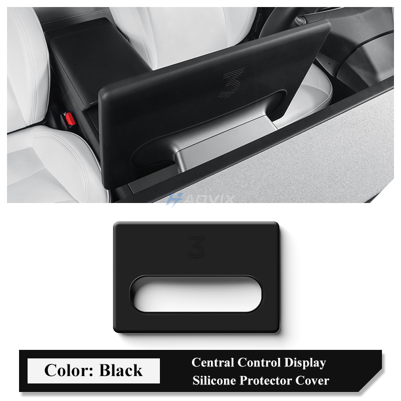 Haovix Central Control Display Silicone Protector Cover for Tesla Model 3 Highland / Model Y Juniper