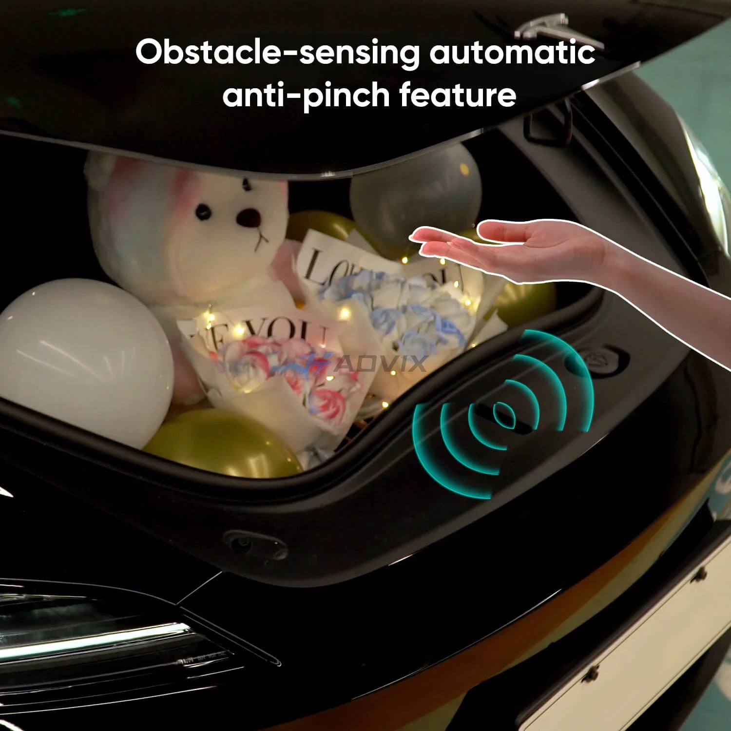 Haovix Power Frunk For Model 3 Highland One-Touch Control Silent Anti-Pinch Electric Front Hood