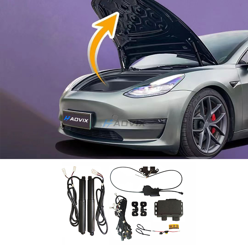Haovix Power Frunk For Model 3 Highland One-Touch Control Silent Anti-Pinch Electric Front Hood