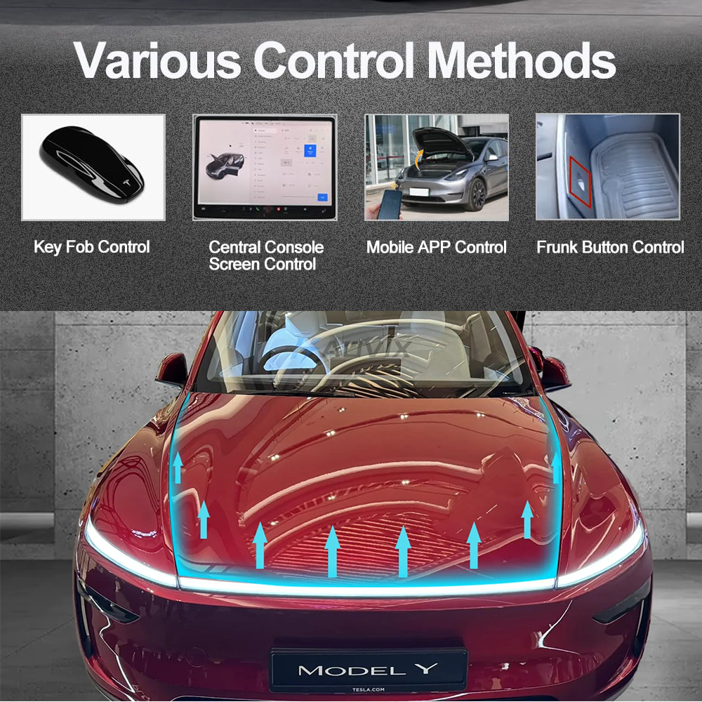 Haovix Power Frunk Kit Remote Control Tesla Electric Frunk Kit For Model Y Juniper