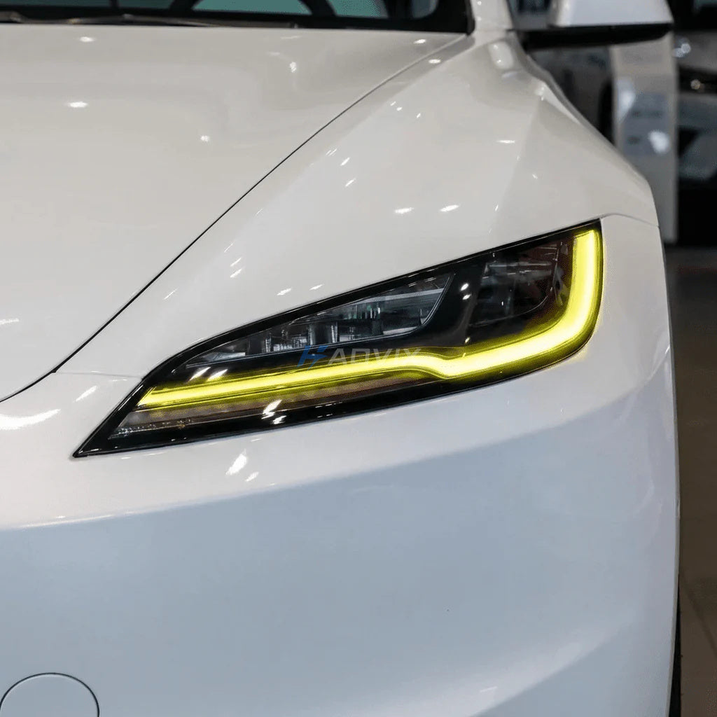 Haovix RGB DRL Headlight Daytime Running Light Upgrade Kit for Tesla Model 3 Highland