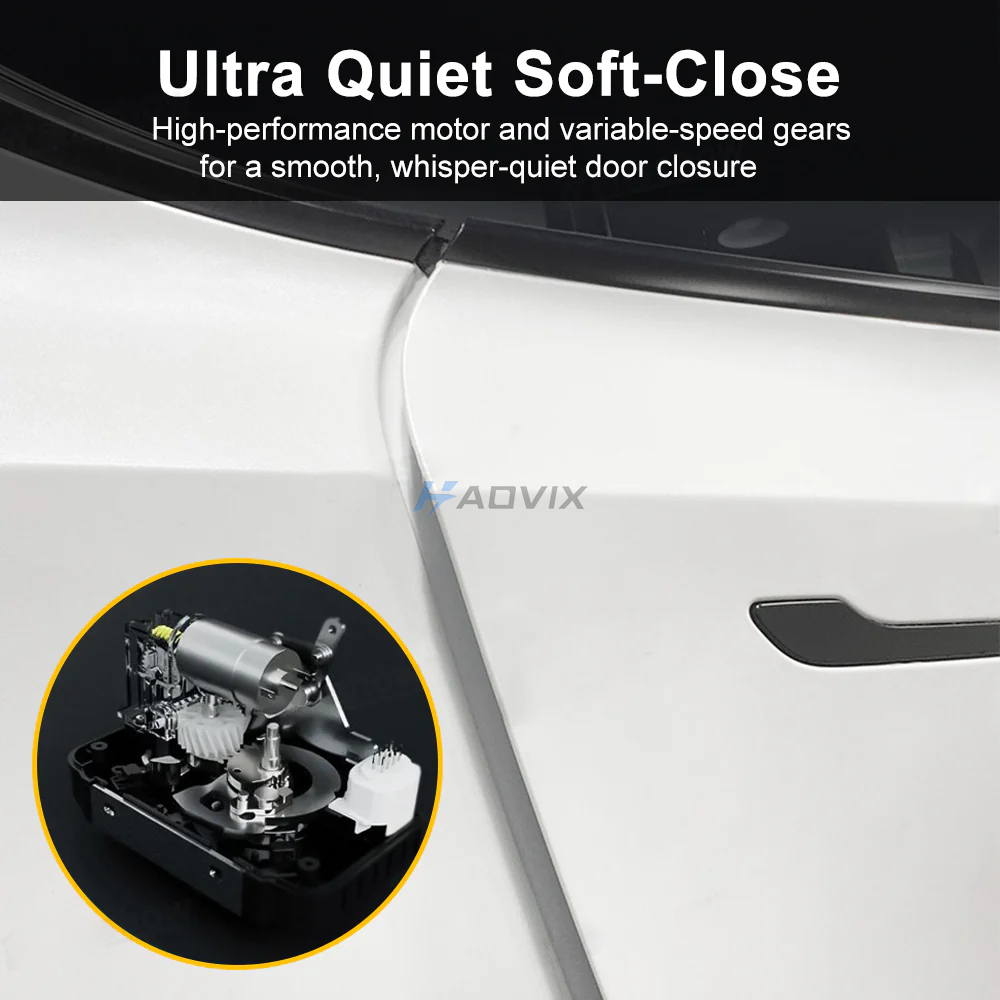 Haovix Smart Soft-Close Doors Kit For Tesla Model Y Juniper / Model 3 Highland