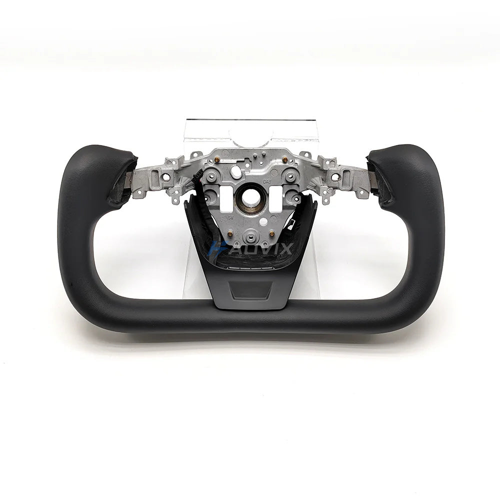 Haovix Premium Nappa Leather Yoke Steering Wheel 2.0  For Tesla Model 3 Highland / Model Y Juniper