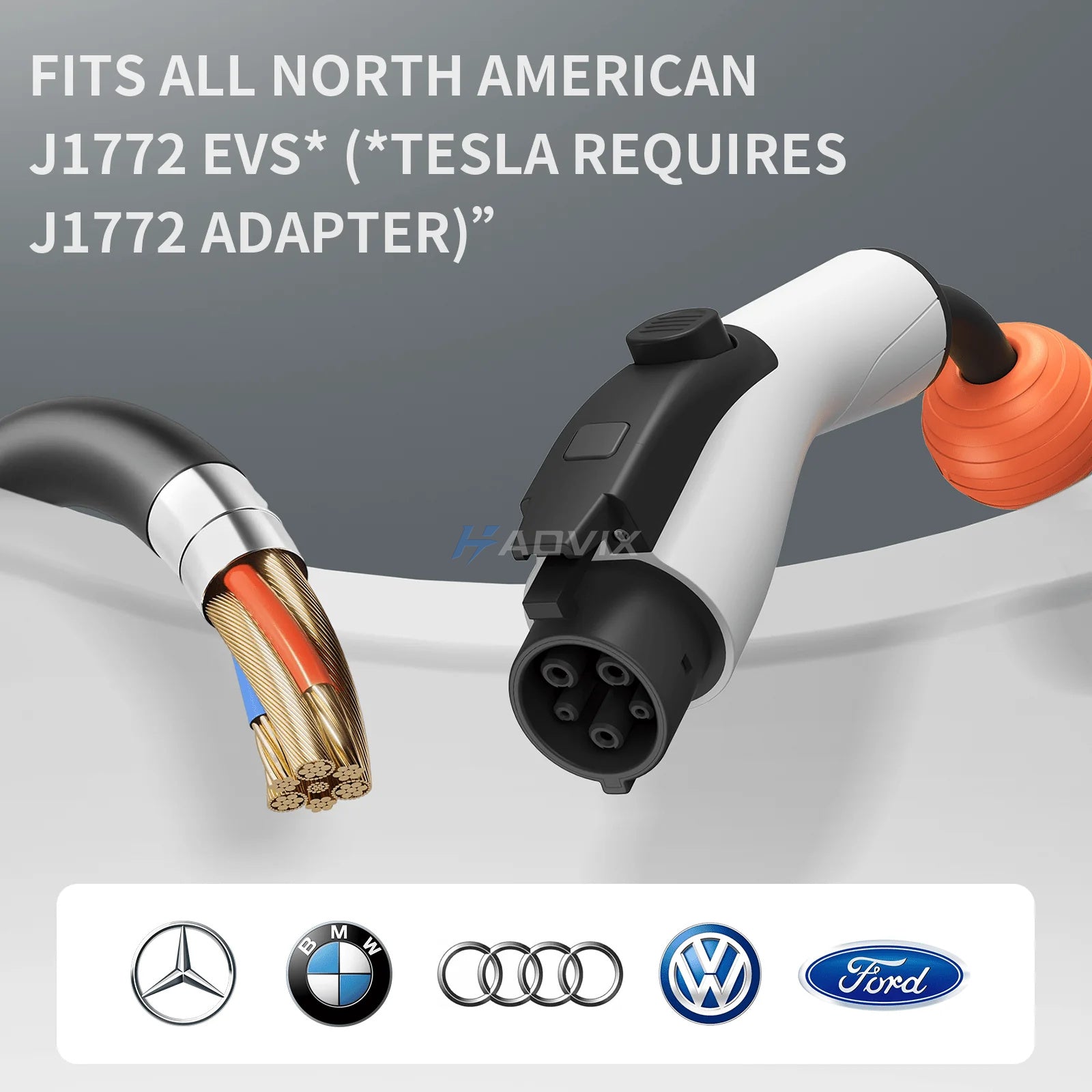 Haovix Portable EV Charger 3.5KW | APP Smart Control | Type 2 / J1772 / Tesla Compatible