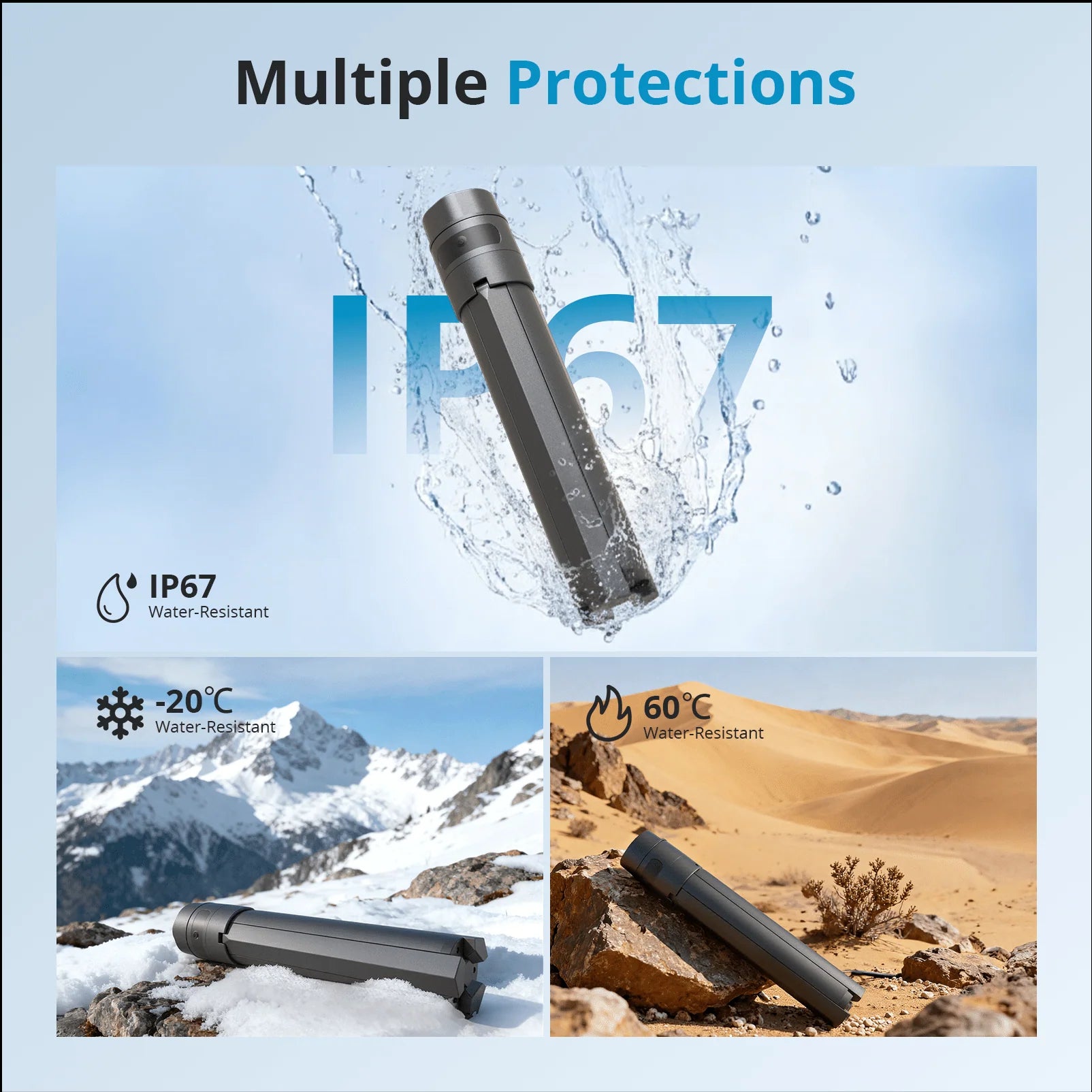 Haovix Starlink Mini Power Stand with Integrated Tripod | 45,000mAh Portable Battery Mount