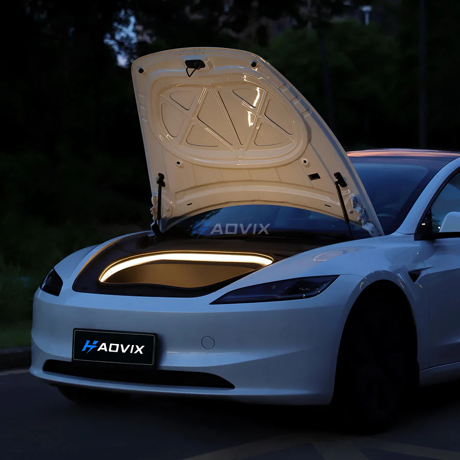 Haovix Frunk Ambient Light Strip for Tesla Model 3 Highland / Model Y Juniper