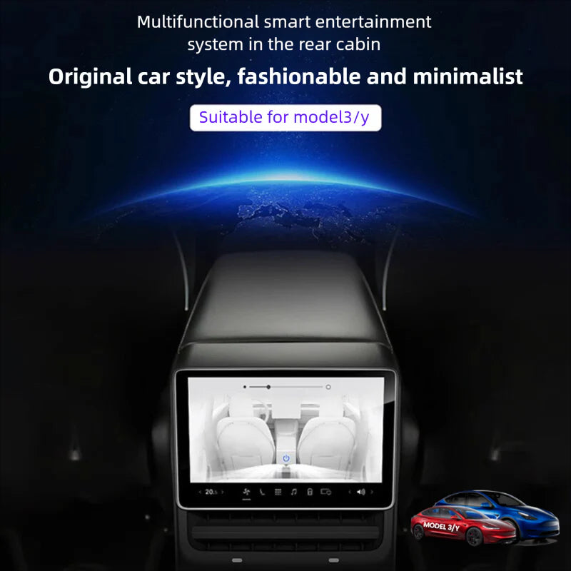 Haovix 8-inch Android Smart 4G + Wifi Rear Entertainment Display for Tesla Model 3/Y